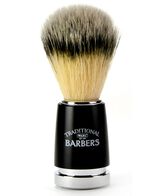 4 Piece Classic Shave Set with Silver Tip Nylon Brush